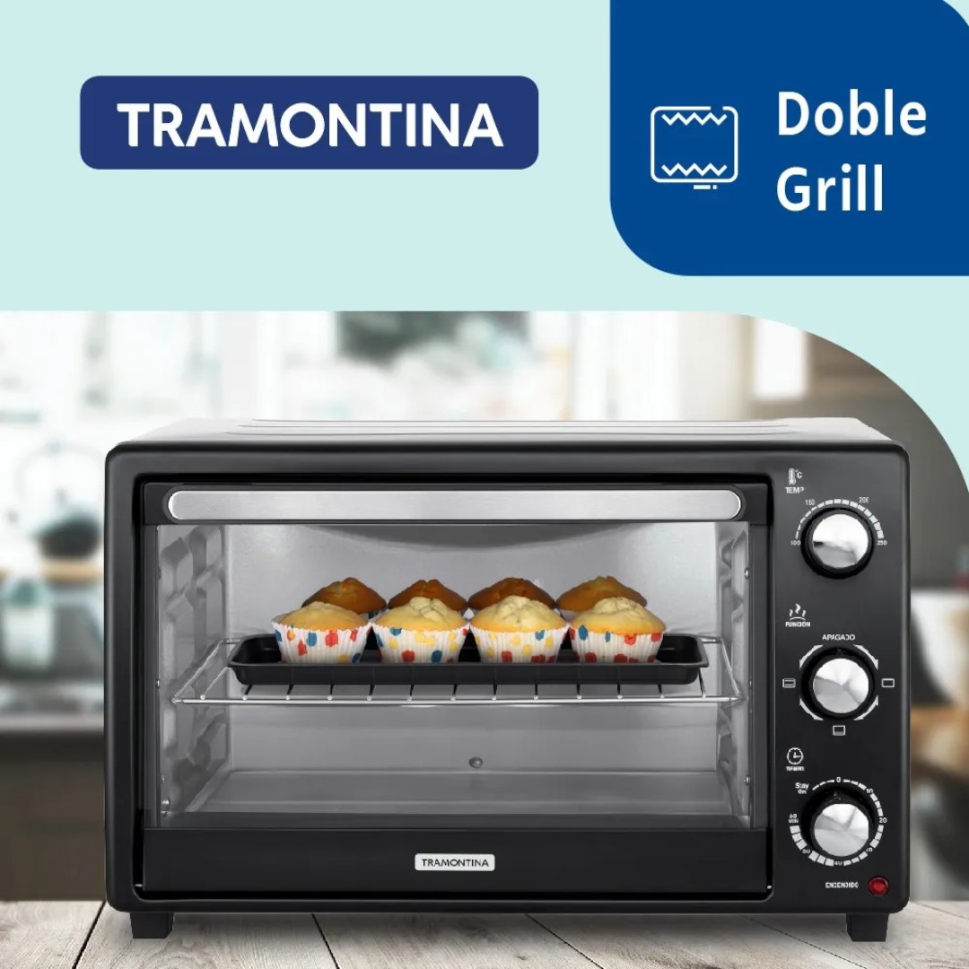 HORNO ELECTRICO TRAMONTINA GLASS COOK 40L - Imagen 3