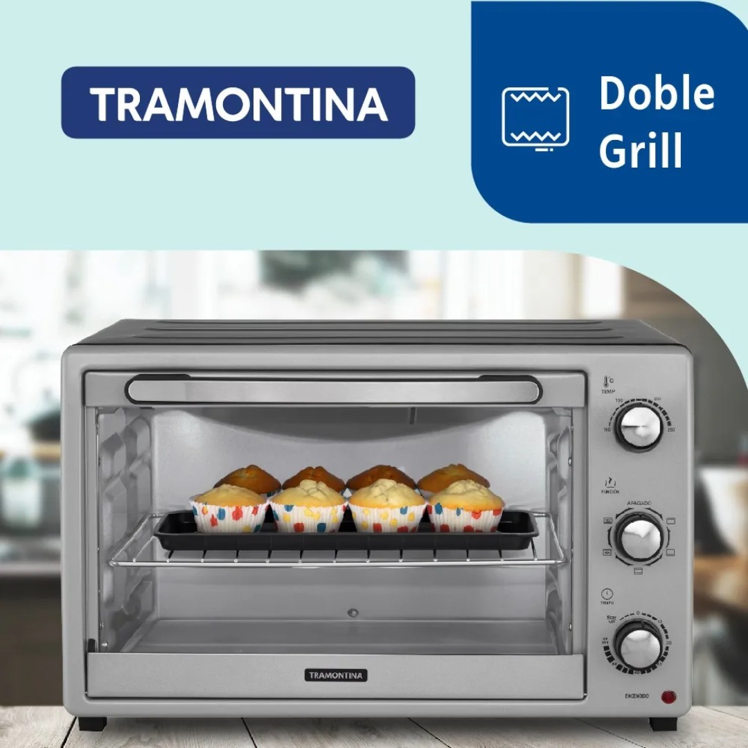 HORNO ELÉCTRICO TRAMONTINA SILVER COOK 55L - Imagen 4