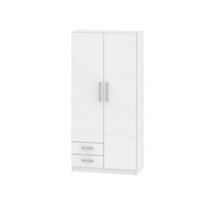 DIELFE PLACARD 2 PUERTAS DE ABRIR, ESTANTES Y 2 CAJONES PAC090