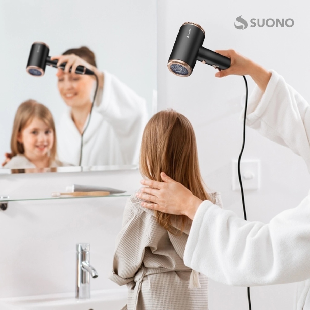 SUONO SECADOR PRO CON FUNCIÓN FRÍO 1600W NEGRO - Imagen 6