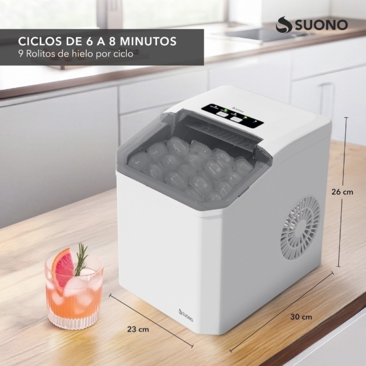 SUONO FABRICA DE HIELO 13L 2 MEDIDAS - Imagen 2
