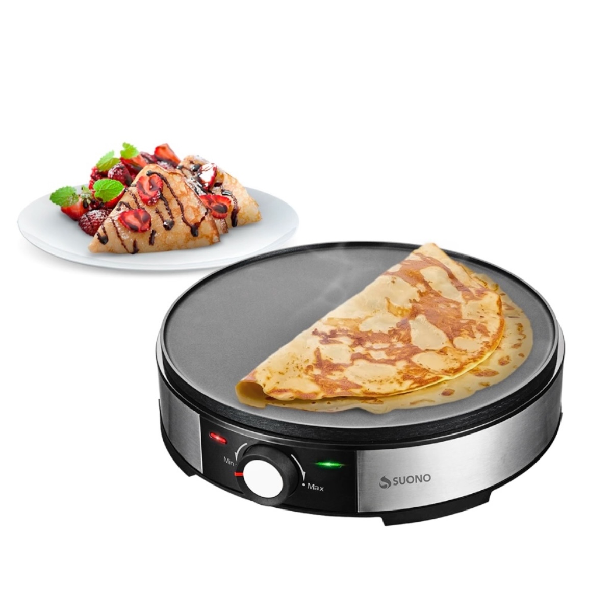 SUONO PANQUEQUERA REGULABLE 1200W ACERO - Imagen 3