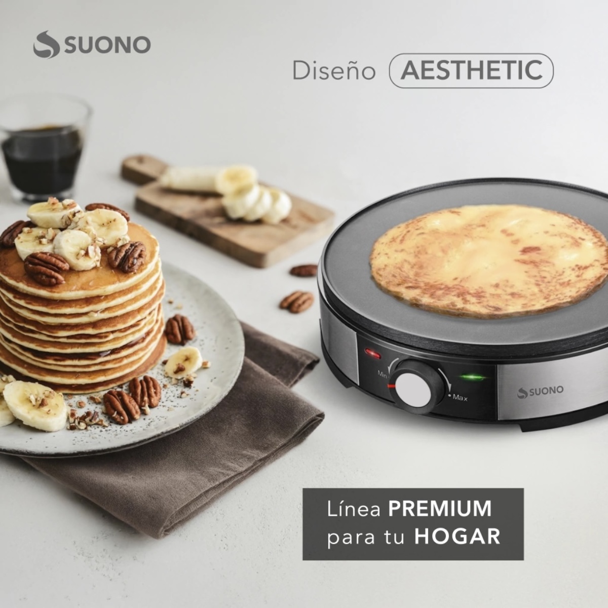 SUONO PANQUEQUERA REGULABLE 1200W ACERO - Imagen 5