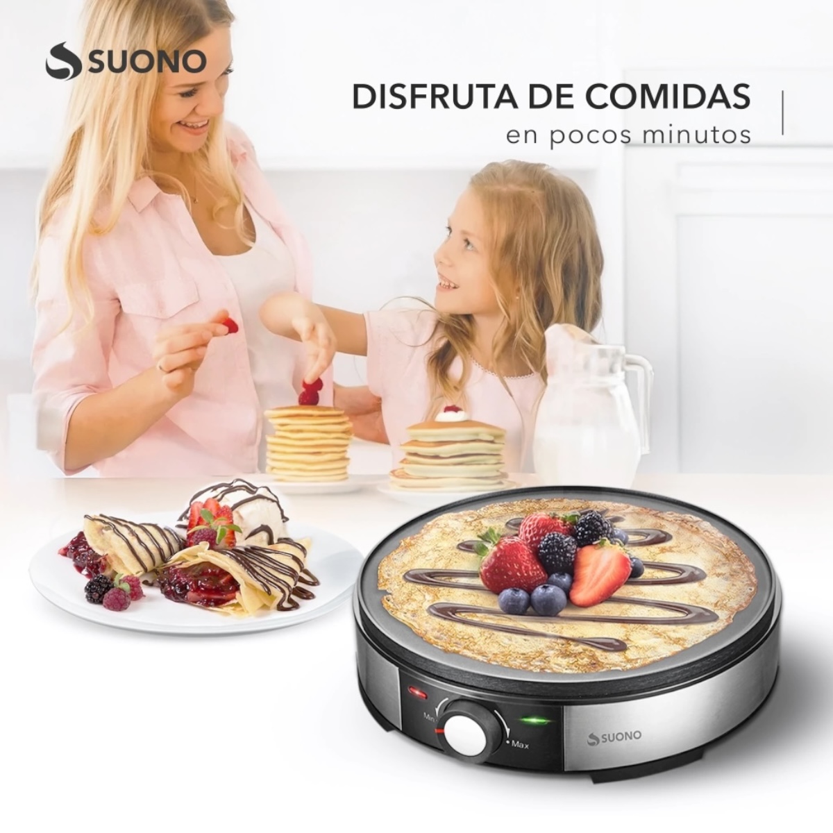 SUONO PANQUEQUERA REGULABLE 1200W ACERO - Imagen 8