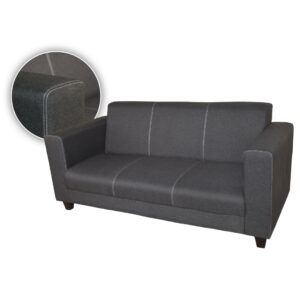 SILLÓN QATAR 3 CUERPOS CON CAMASTRO COLOR PIEDRA