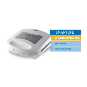 SMARTLIFE SANDWICHERA WAFLERA ELÉCTRICA 2 EN 1 SL-SWD5000
