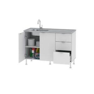 DIELFE BAJO MESADA CONFORT 1.20M BLANCO